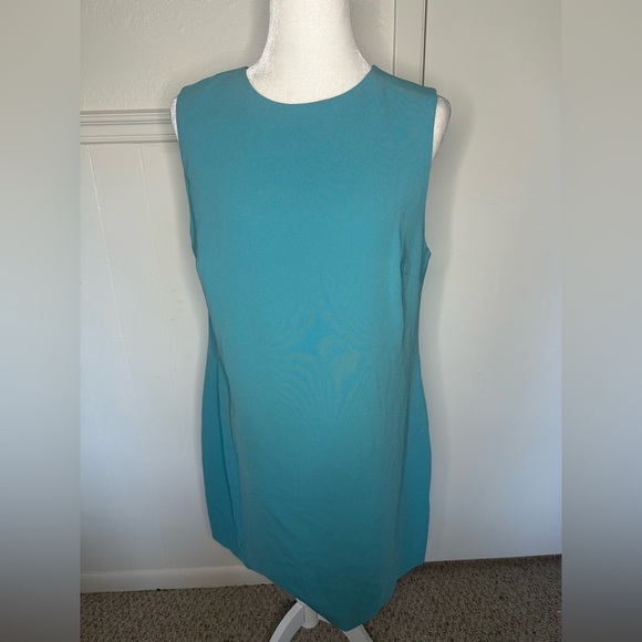 Theory Blue Sleeveless Sheath Dress size 12 - Picture 1 of 9